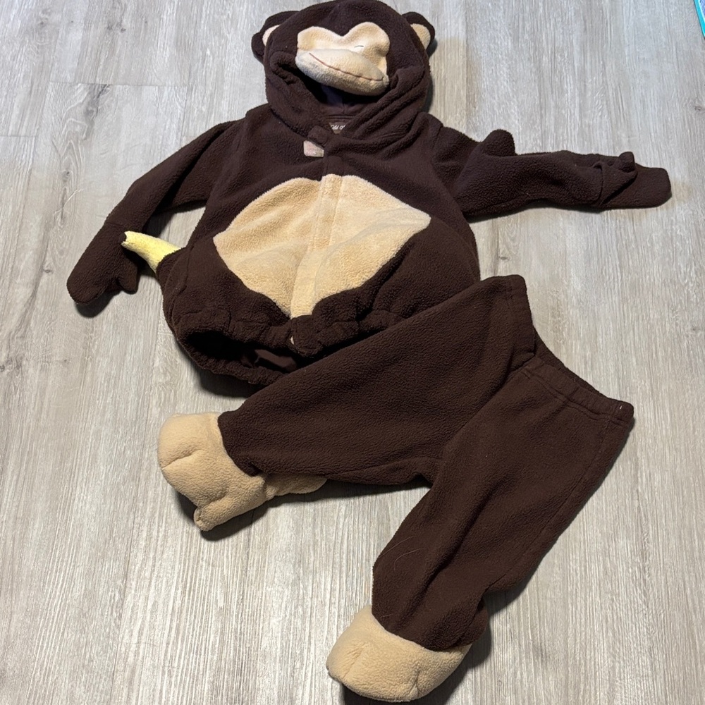 Old Navy Brown and Tan Monkey Costume